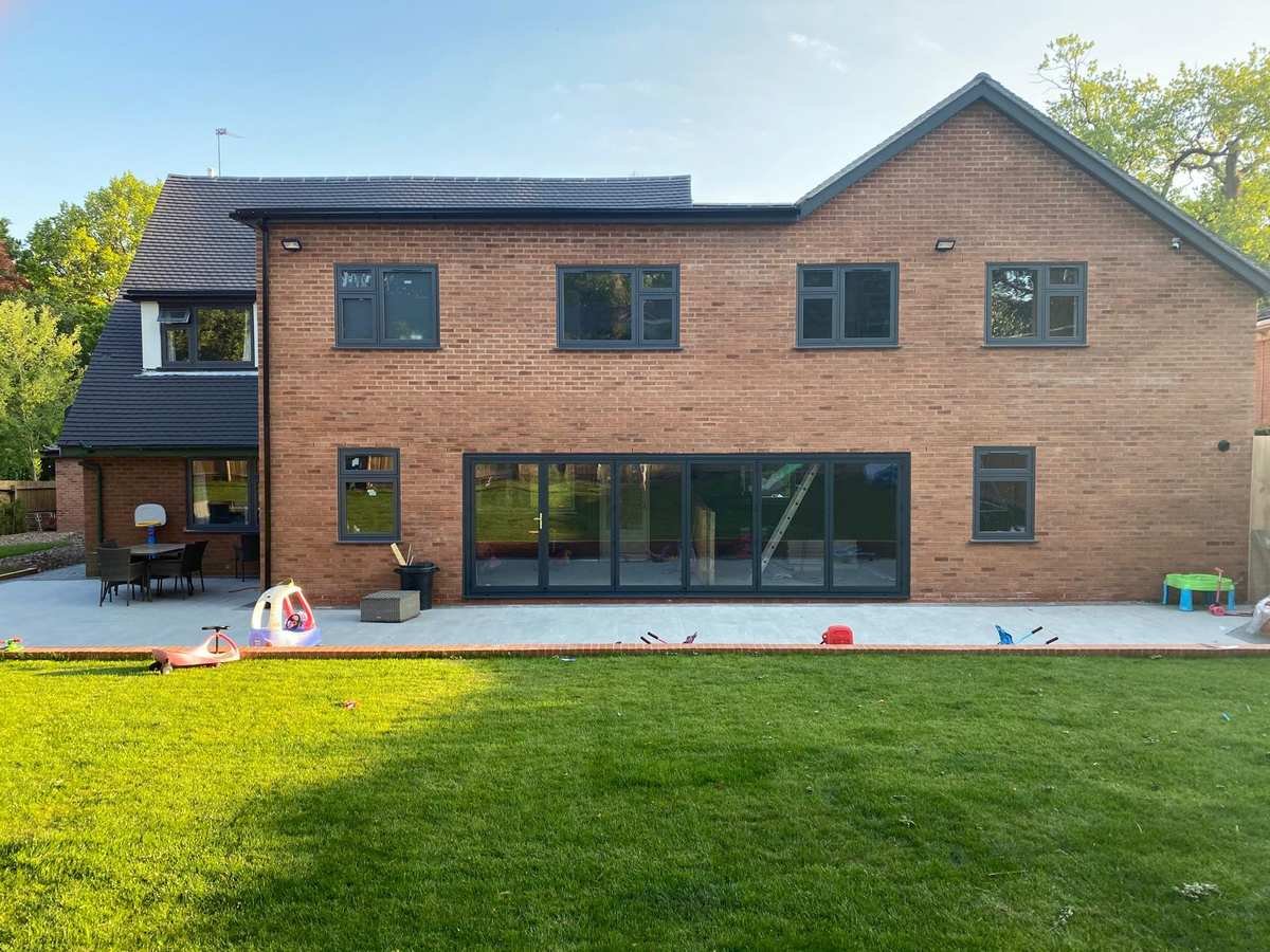 Rear extension with bifold doors